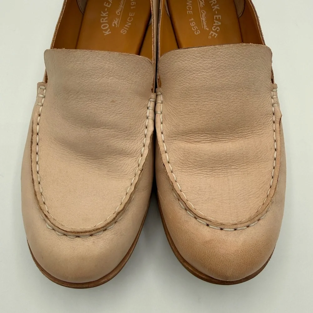 Kork-Ease Meg Black Loafer Hand-Made Moc-Toe Loafer Size 9.5M - Picture 6 of 16